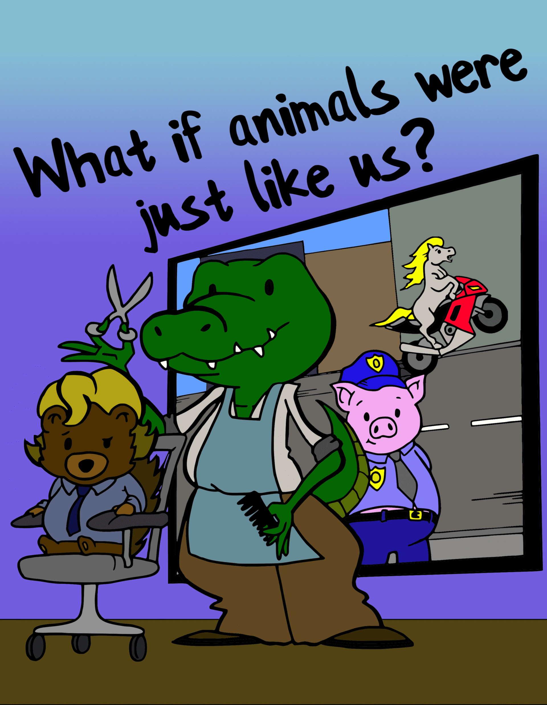 What if all animals were just like us